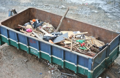 Construction site with cleared debris in Catford