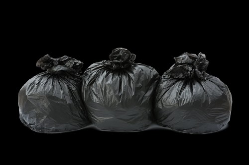 Commercial waste being collected in Catford area