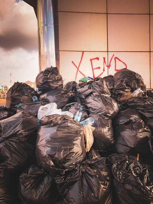 An outdoor scene showing a patch of uneven ground with mixed litter consisting of torn cardboard boxes, some with printed logos or markings, and scattered paper debris. The cardboard appears weathered